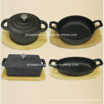 Presa de hierro fundido Mini Server Pot China Factory